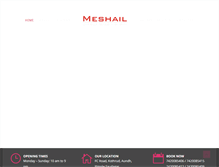 Tablet Screenshot of meshailsalon.com